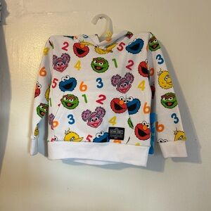 Reebok Kids Hoodie - White with Multicolor Characters